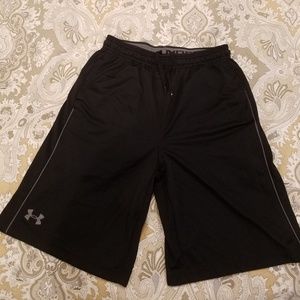Mens black underarmour shorts